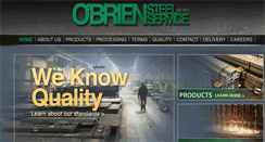 Desktop Screenshot of obriensteel.com